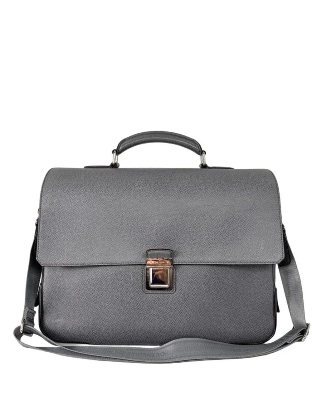 Louis Vuitton Super Taiga Vasili GM Business Bag Gray